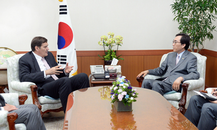 제2차관, 투칸 요르단 원자력위원회 위원장 면담 제2차관, 투칸 요르단 원자력위원회 위원장 면담